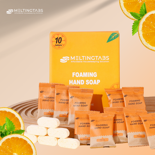 Foaming Hand Soap Refill - 10 Tablets Citrus Scent